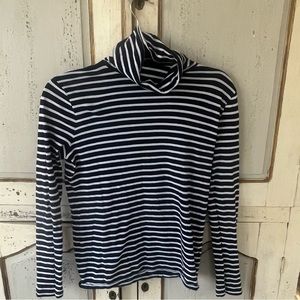 J Crew Striped TissueTurtleneck